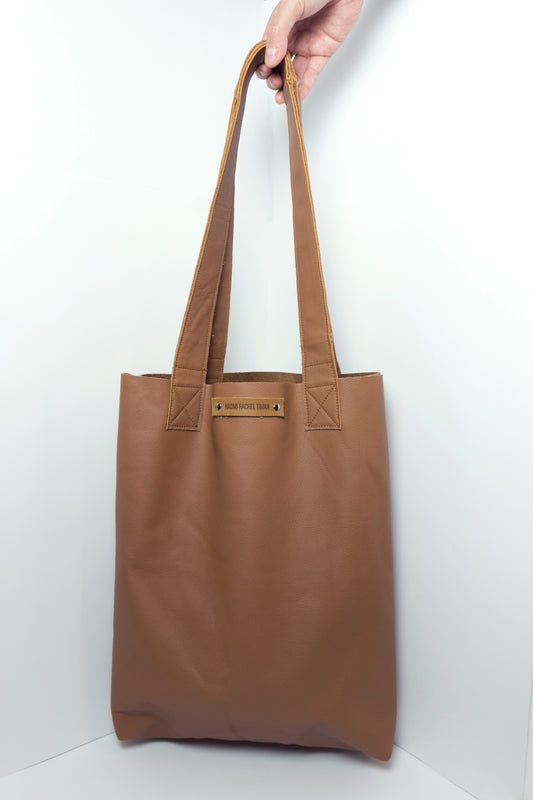 Duurzame Mode | Naomi Rachèl Timan Tote bag cognac