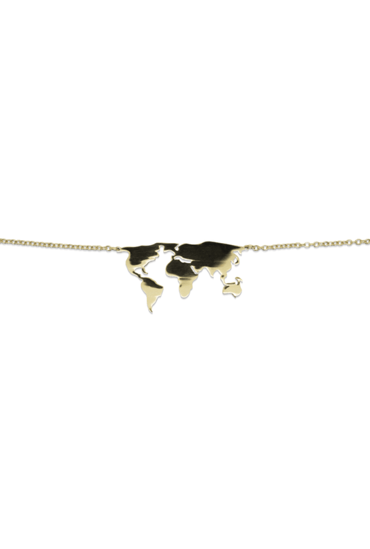 World Wide Gold Necklace | Sustainable Jewelry