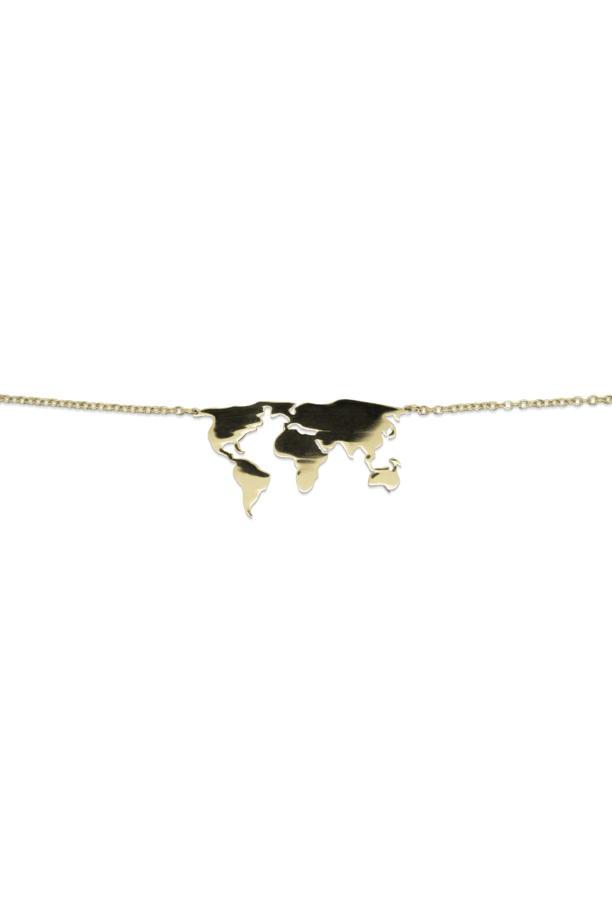 World Wide Gold Necklace | Sustainable Jewelry