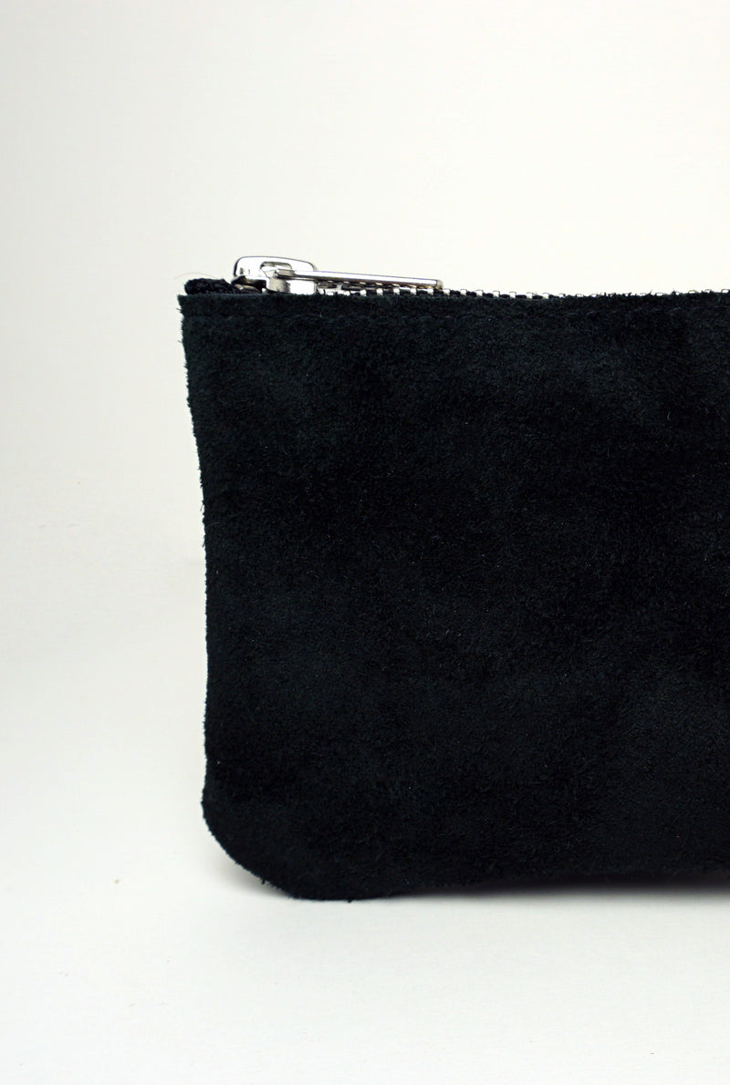 Wallet Suede Black | Duurzame mode