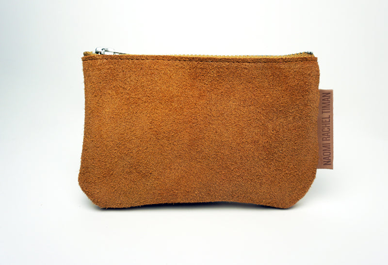 Wallet Suede Cognac | Duurzame mode